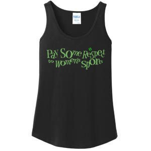 Pay Some Respect To Sports Ladies Essential Tank