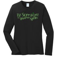 Pay Some Respect To Sports Ladies Long Sleeve Shirt