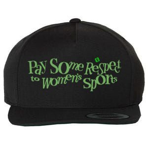 Pay Some Respect To Sports Wool Snapback Cap