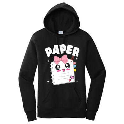 Paper Scissors Rock Halloween Costumes Group Family Women's Pullover Hoodie