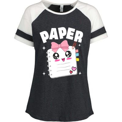 Paper Scissors Rock Halloween Costumes Group Family Enza Ladies Jersey Colorblock Tee