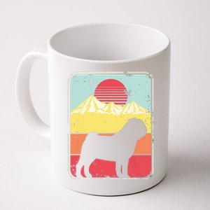 Pug Shirts Retro Style Coffee Mug