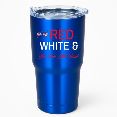 Patriotic Southern Red White And Bless Your Little Heart Funny Gift Tumbler