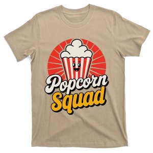 Popcorn Squad Retro Movie Night Snack Cinema Lover T-Shirt