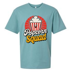 Popcorn Squad Retro Movie Night Snack Cinema Lover Sueded Cloud Jersey T-Shirt