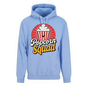 Popcorn Squad Retro Movie Night Snack Cinema Lover Unisex Surf Hoodie