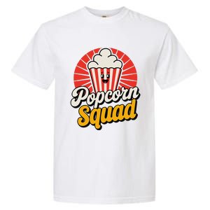 Popcorn Squad Retro Movie Night Snack Cinema Lover Garment-Dyed Heavyweight T-Shirt