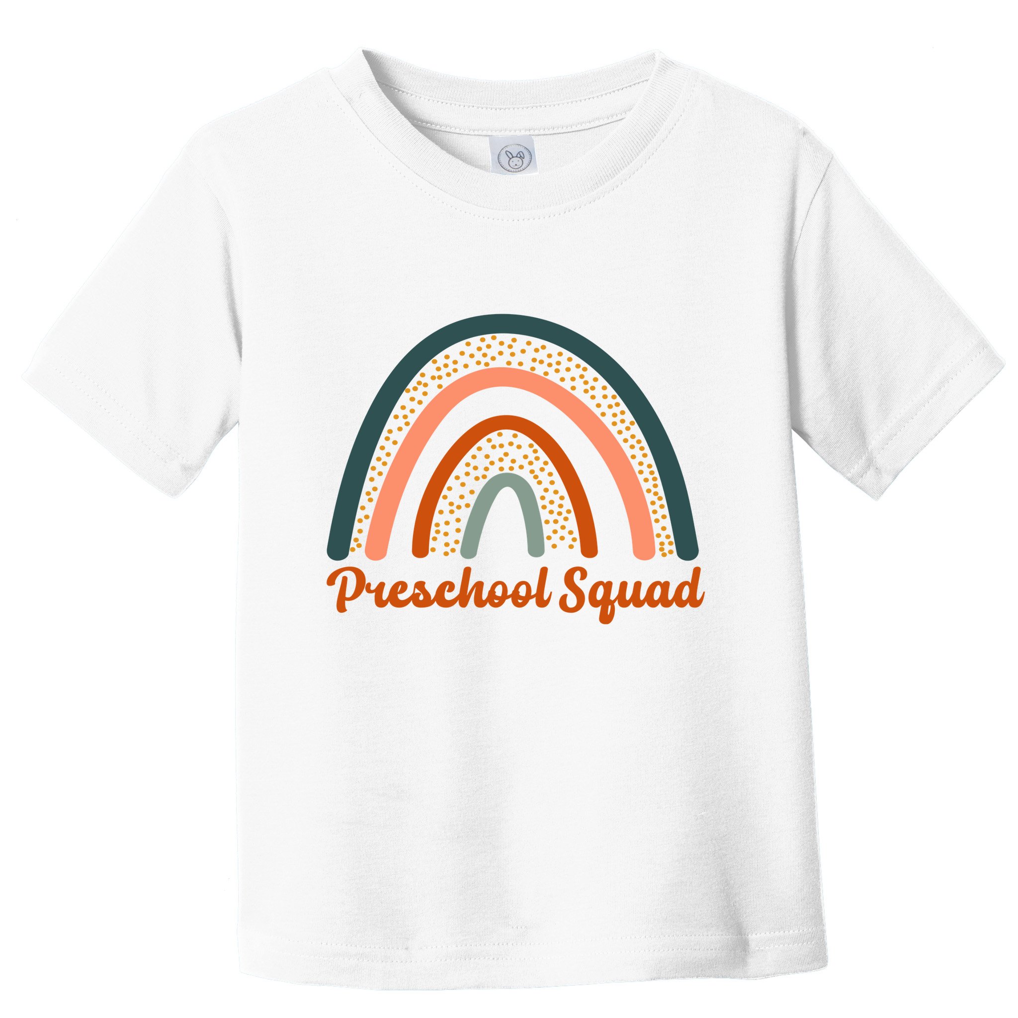 Preschool Squad Rainbow Back To School Toddler T-Shirt