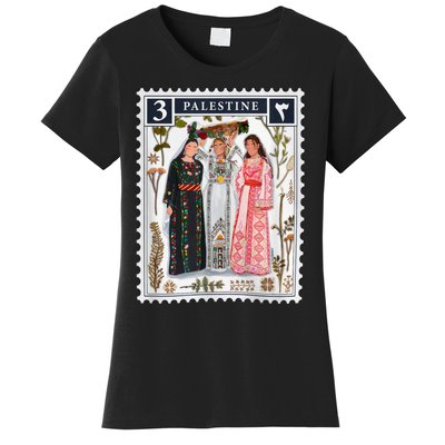 Palestine Stamp Retro Palestine Women Women's T-Shirt