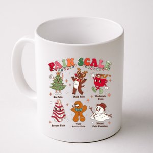 Pain Scale Retro Christmas Nurse Triage And Pain Assesst Meaningful Gift Coffee Mug