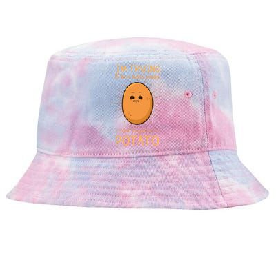 Potato Spud Root Vegetable Tater Vegan Lover Keto Gift Idea Meaningful Gift Tie-Dyed Bucket Hat