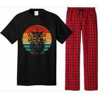 Pirate Skull Retro Style Vintage Pajama Set