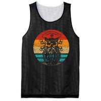 Pirate Skull Retro Style Vintage Mesh Reversible Basketball Jersey Tank