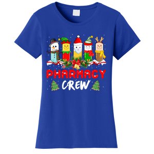 Pills Snow Reindeer Santa Claus Pharmacy Crew Christmas Gift Women's T-Shirt