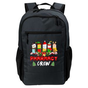 Pills Snow Reindeer Santa Claus Pharmacy Crew Christmas Gift Daily Commute Backpack