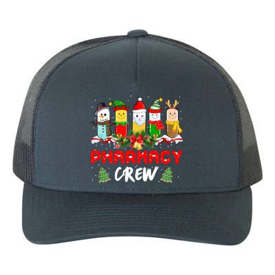 Pills Snow Reindeer Santa Claus Pharmacy Crew Christmas Gift Yupoong Adult 5-Panel Trucker Hat