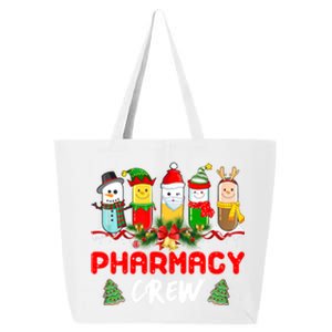 Pills Snow Reindeer Santa Claus Pharmacy Crew Christmas Gift 25L Jumbo Tote