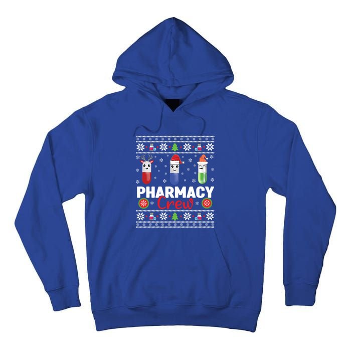 Pills Snow Reindeer Santa Claus Xmas Pharmacy Crew Meaningful Gift Tall Hoodie