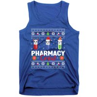 Pills Snow Reindeer Santa Claus Xmas Pharmacy Crew Meaningful Gift Tank Top