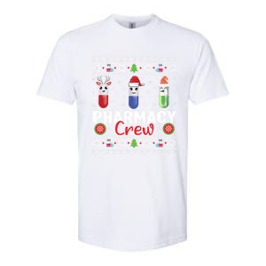 Pills Snow Reindeer Santa Claus Xmas Pharmacy Crew Meaningful Gift Softstyle CVC T-Shirt