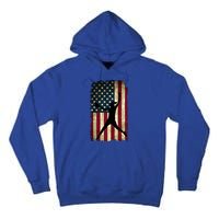 Pitcher Softball Stuff Usa Flag Cute Gift Softballism Gift Tall Hoodie