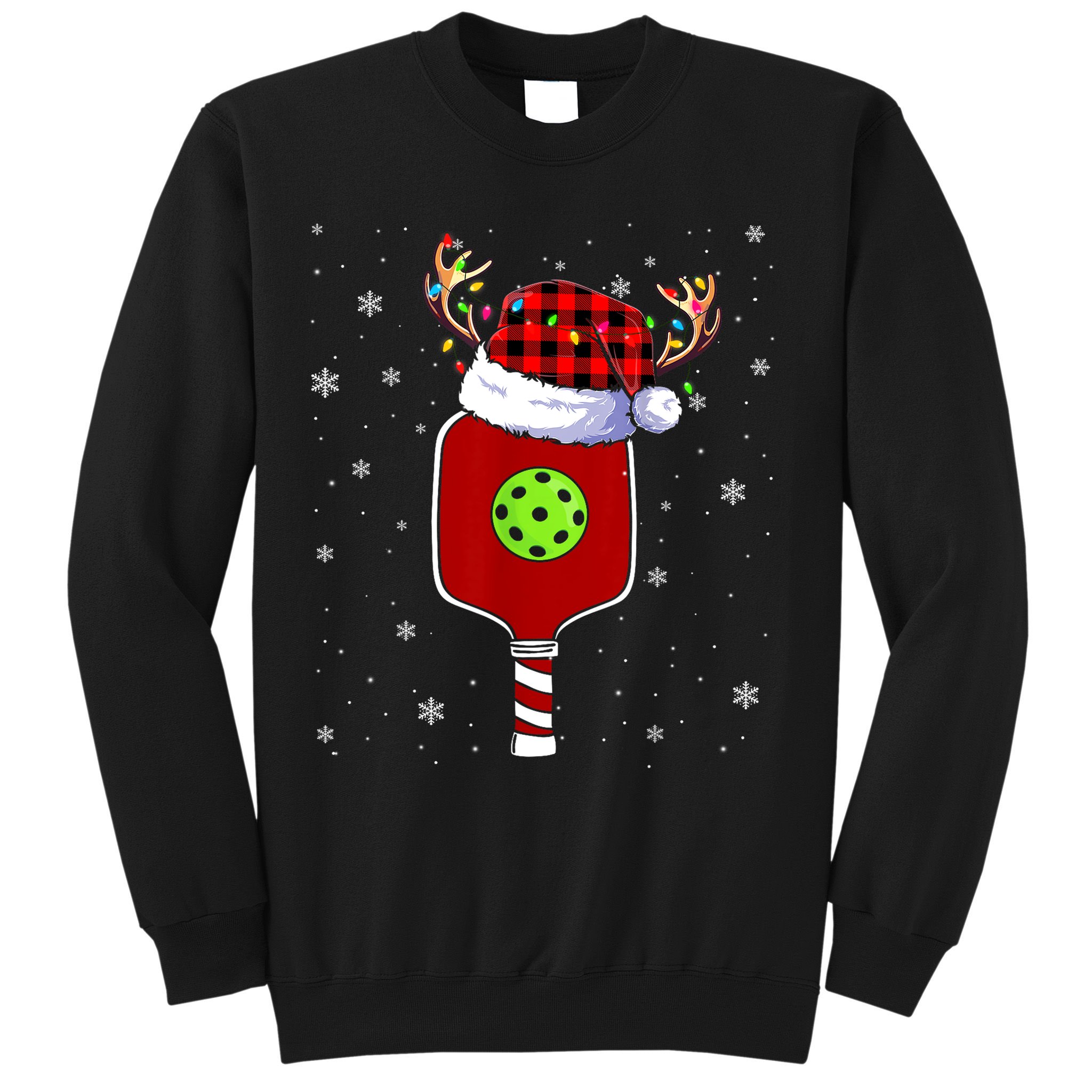 Pickleball Santa Sports Christmas Pickleball Player Gift Sweatshirt