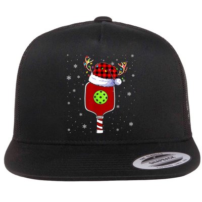 Pickleball Santa Sports Christmas Pickleball Player Gift Flatbill Hat