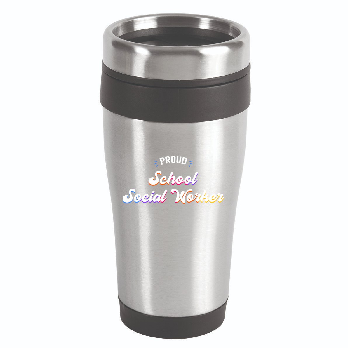 Proud School Social Worker Job Cool Gift 16oz Travel Tumbler