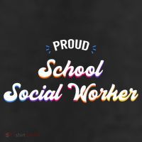 Proud School Social Worker Job Cool Gift Trucker Hat