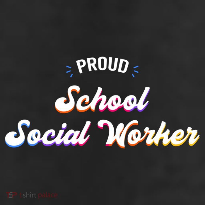 Proud School Social Worker Job Cool Gift Trucker Hat