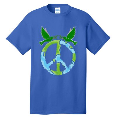 Peace Sign Symbol Peace And Love For The World Peace Ll Gift Tall T-Shirt