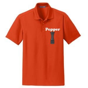 Pepper Shaker Salt And Pepper Bff Matching Halloween Costume Gift Dry Zone Grid Polo