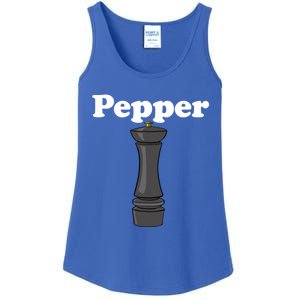 Pepper Shaker Salt And Pepper Bff Matching Halloween Costume Gift Ladies Essential Tank