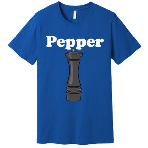 Pepper Shaker Salt And Pepper Bff Matching Halloween Costume Gift Premium T-Shirt