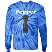 Pepper Shaker Salt And Pepper Bff Matching Halloween Costume Gift Tie-Dye Long Sleeve Shirt