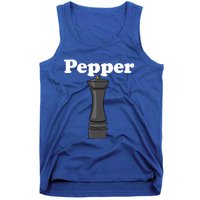 Pepper Shaker Salt And Pepper Bff Matching Halloween Costume Gift Tank Top