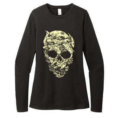 Pirates Shark Skull Womens CVC Long Sleeve Shirt