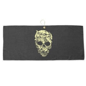 Pirates Shark Skull Large Microfiber Waffle Golf Towel