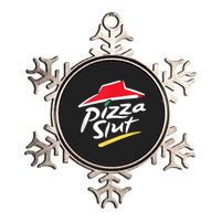 Pizza Slut Spoof Parody Metallic Star Ornament