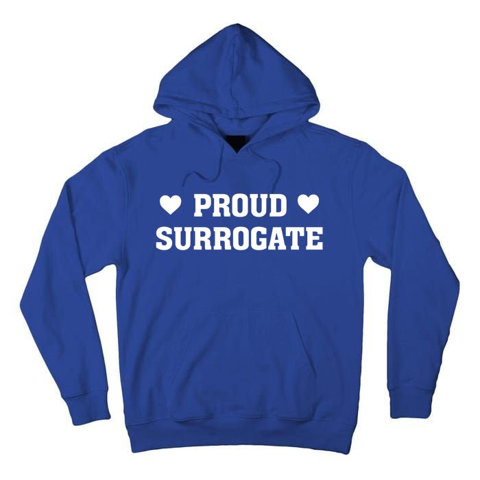 Proud Surrogate Surrogacy Love Heart Gift Tall Hoodie