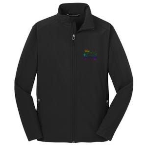 Palm Springs Sunday Club Simple Line Drawing Meaningful Gift Core Soft Shell Jacket