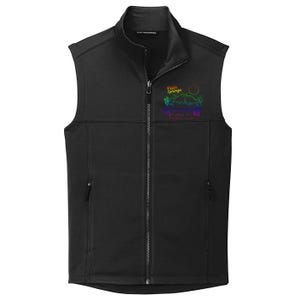 Palm Springs Sunday Club Simple Line Drawing Meaningful Gift Collective Smooth Fleece Vest