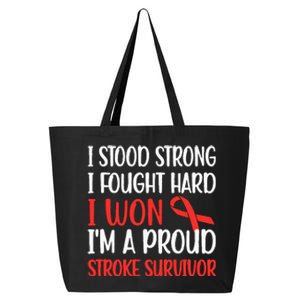 Proud Stroke Survivor Stroke Awareness Stroke Warrior 25L Jumbo Tote