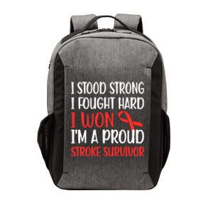 Proud Stroke Survivor Stroke Awareness Stroke Warrior Vector Backpack