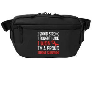 Proud Stroke Survivor Stroke Awareness Stroke Warrior Crossbody Pack