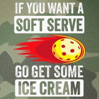 Pickleball Soft Serve Ice Cream Funny Pickleball Legacy Tie Dye Trucker Hat