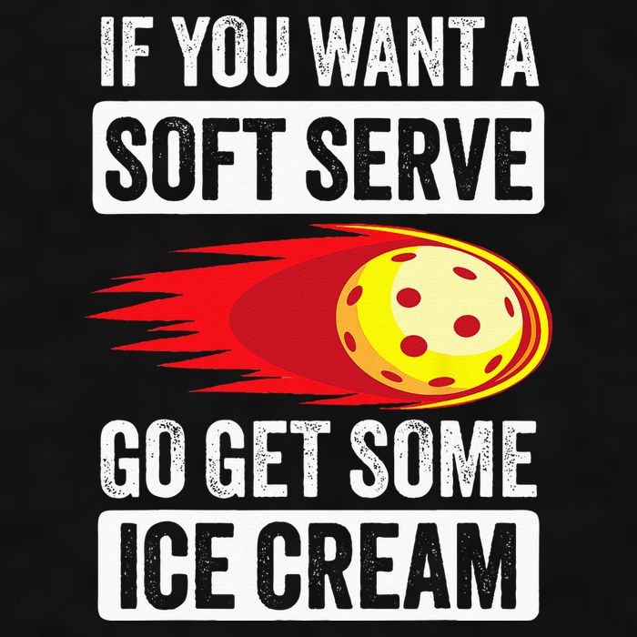 Pickleball Soft Serve Ice Cream Funny Pickleball Ladies PosiCharge Tri-Blend Wicking Tank