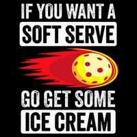 Pickleball Soft Serve Ice Cream Funny Pickleball Impact Tech Backpack
