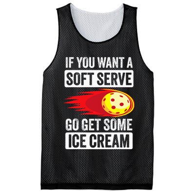 Pickleball Soft Serve Ice Cream Funny Pickleball Mesh Reversible Basketball Jersey Tank