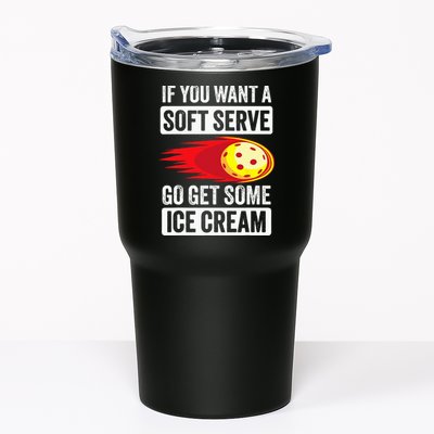 Pickleball Soft Serve Ice Cream Funny Pickleball Tumbler